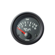 Indicador de presión de aceite VDO Ø52 mm, de 0 a 10 bar, 350-030-004G