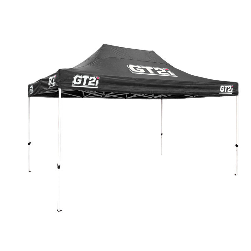 Teto preto com logótipo para tenda de 3 × 4,5 m | GT-T3X4-5M-N-TOIT-1Array