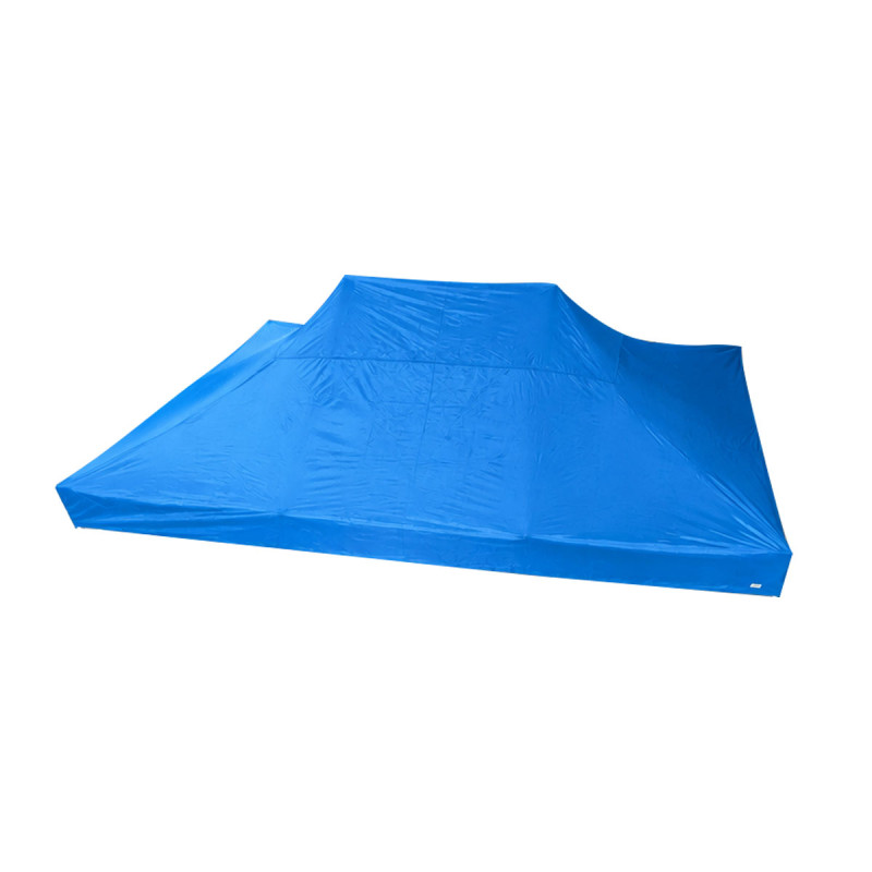Techo azul con logotipo pequeño, 3 × 4,5 m | GT-T3X4-5M-B-TECHO-2Array