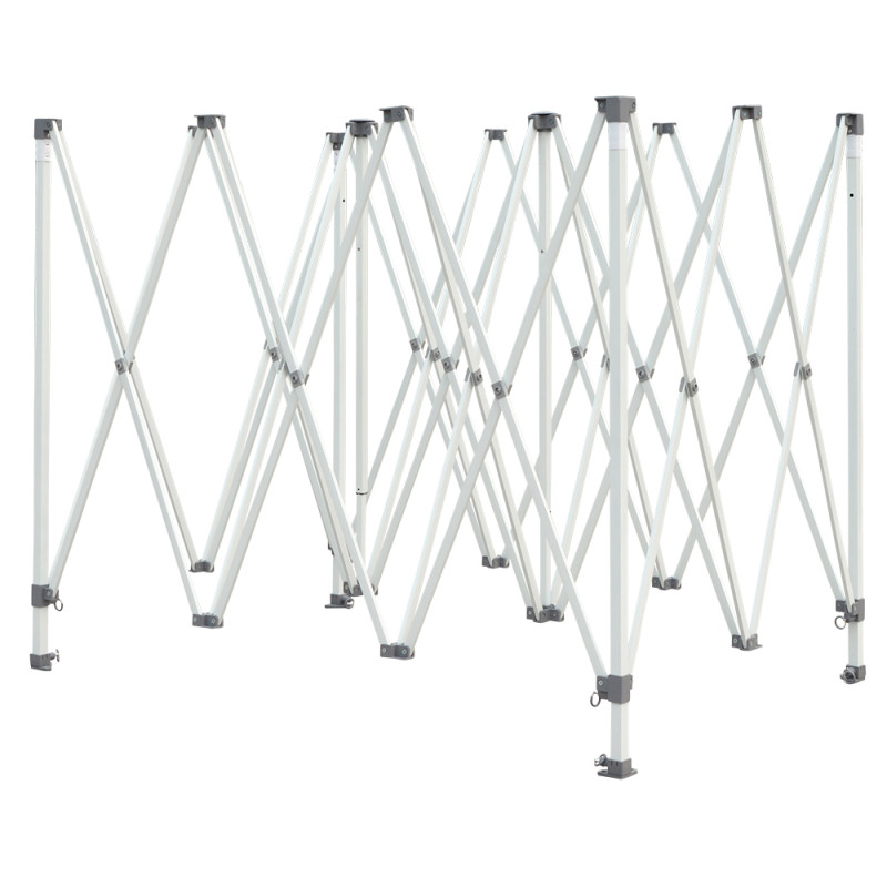 Estructura de carpa de acero de 3 × 4,5 m | GT-T3X4-5-STRUCTArray