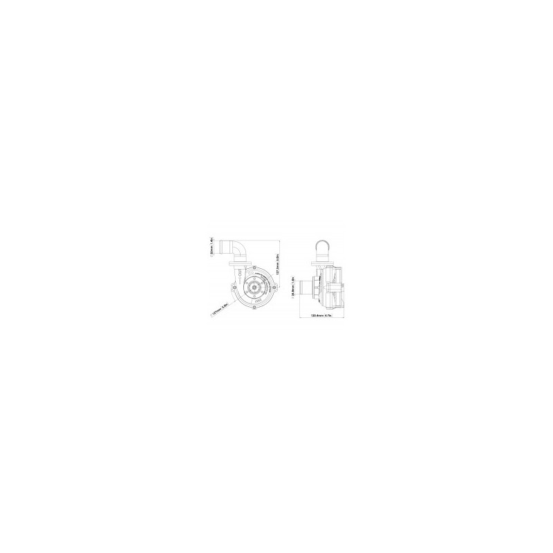 Kit de bomba de agua Davies Craig EWP80 de aluminio, 12 V, 8006Array