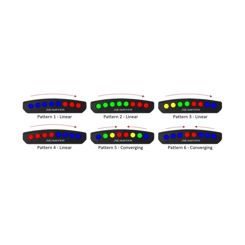 Shift light Cartek OBD2 con 8 LED RGB CK-LS-OBDArray