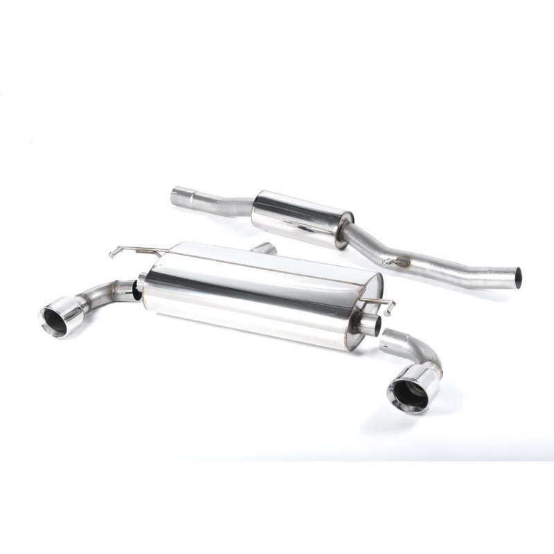 Sistema de escape Cat-Back Milltek com ressonância para VW Golf 4 R32 3.2 V6 (2002-2005) SSXVW137Array
