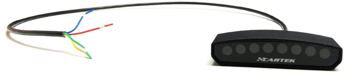 Luz de mudança de caixa Cartek Club 8 LED RGB CK-LS-CLArray