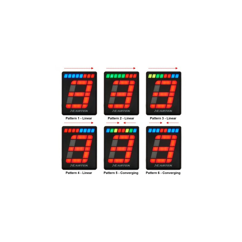 Indicador de marcha engranada Cartek Club + shift light CK-LG-CLArray