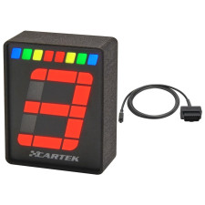 Indicador de marcha engatada Cartek OBD2 + luz de mudança de caixa CK-LG-OBD