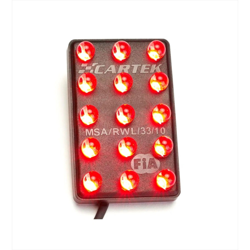 Luz de chuva LED Cartek FIA vertical fixa | CK-LR-15-VArray