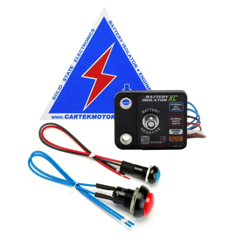 Kit de interruptor de puesta en marcha electrónico Cartek X-Club con botón exteriorArray