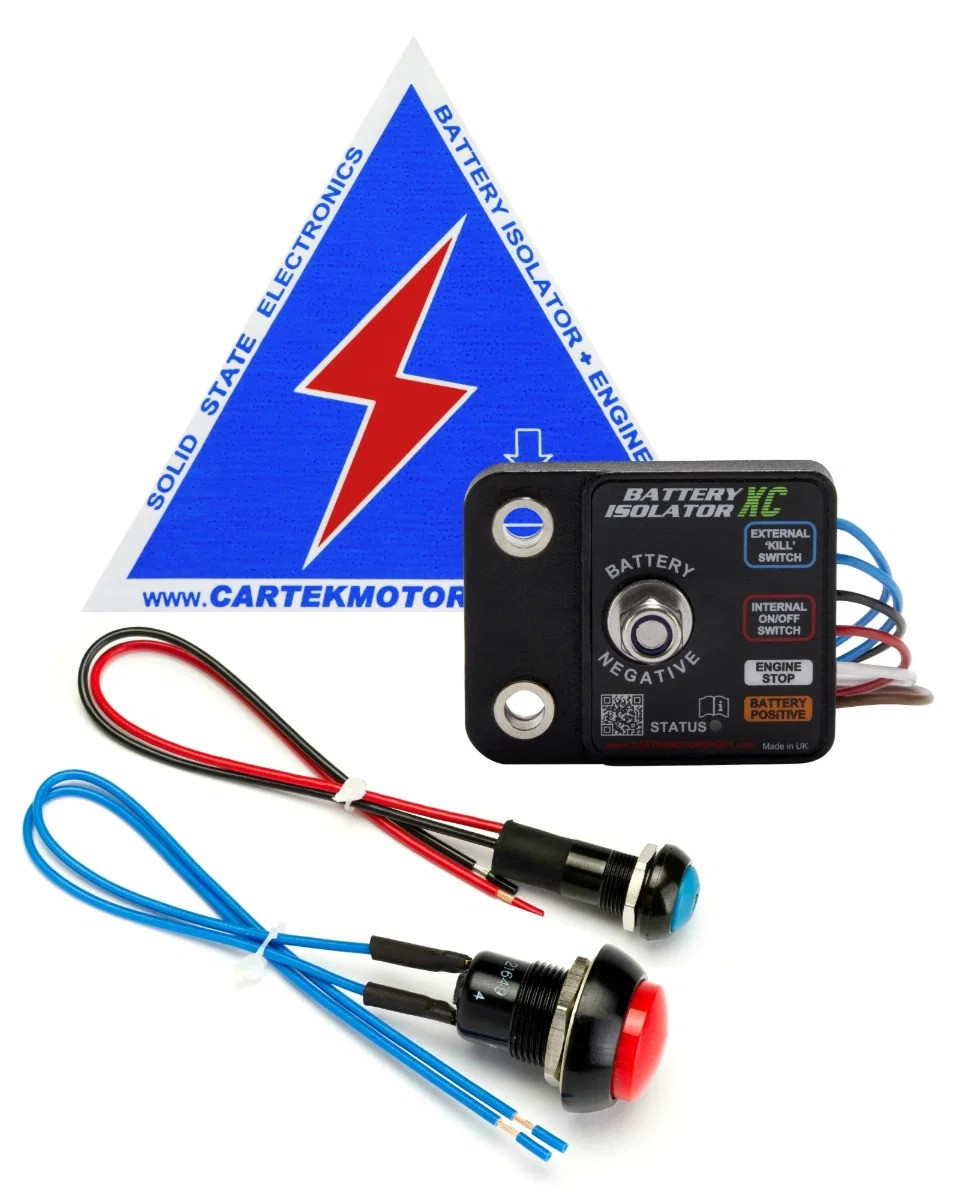 Kit de interruptor de puesta en marcha electrónico Cartek X-Club con botón exteriorArray