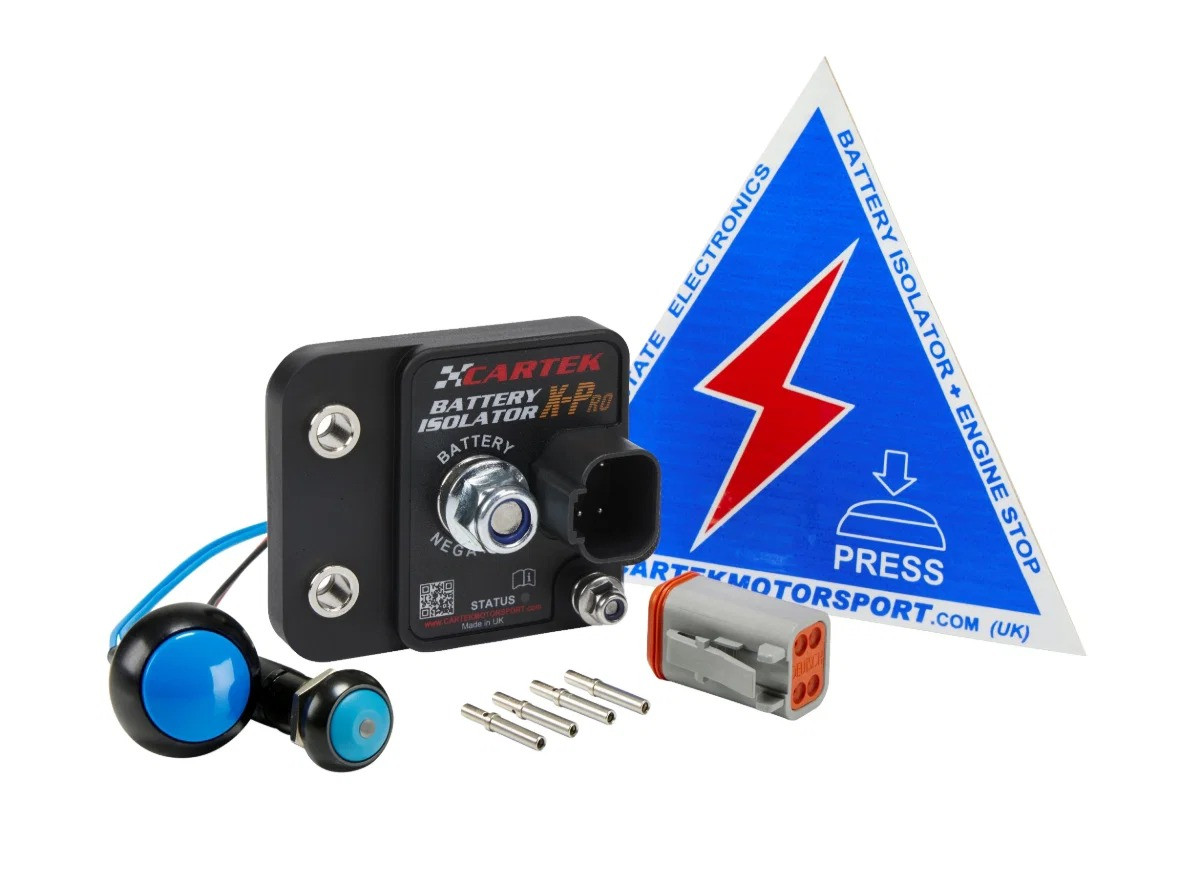 Kit de interruptor corta-circuito eletrônico Cartek X-Pro com botão exteriorArray