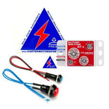 Interruptor corta-circuito eletrônico Cartek GT com botão vermelho CK-BG-06-R