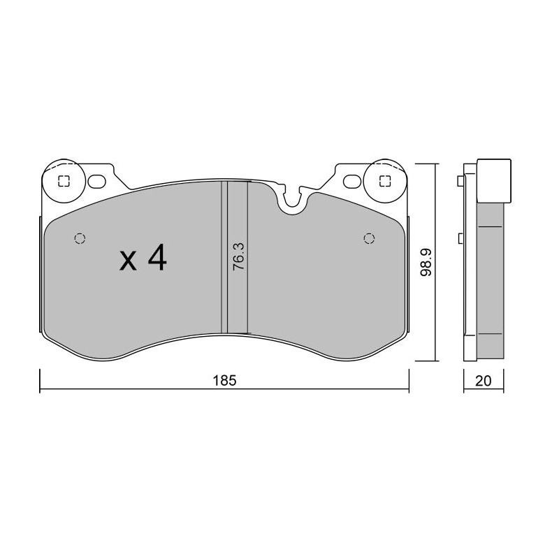 Pastilhas de travão GT2i Club dianteiras para BMW M3 Compétition xDrive (G80)Array