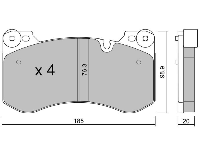 Pastilhas de travão GT2i Club dianteiras para BMW M3 Compétition xDrive (G80)Array