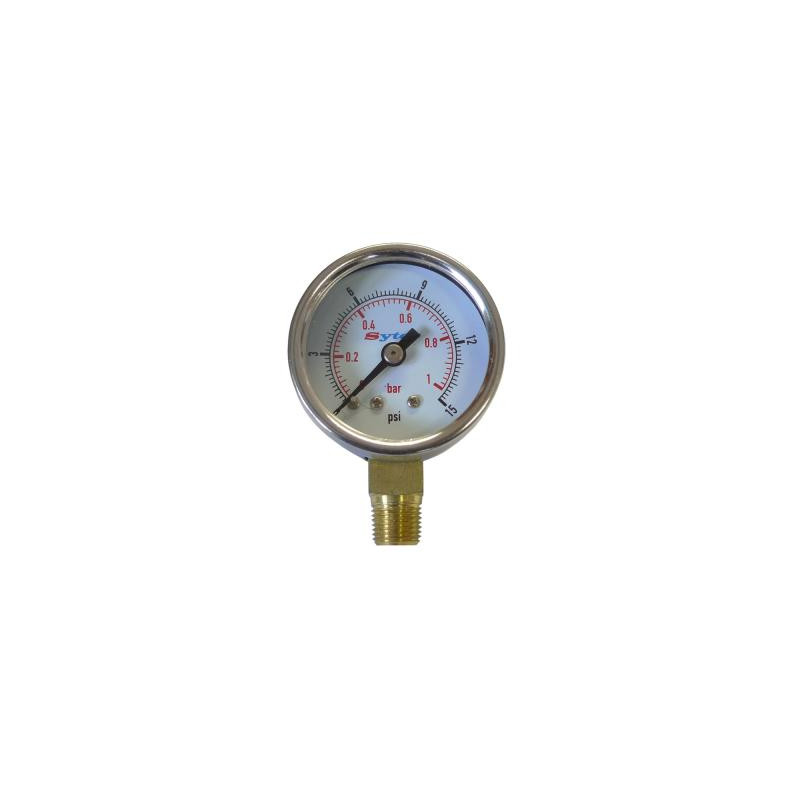 Manómetro de presión de combustible para carburador Sytec 0-1 bar - FPG001Array