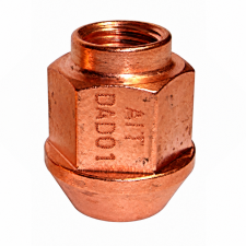 Tuerca cónica 12x150 de 60° de acero recubierto de cobre - A.I. Tech DADO1