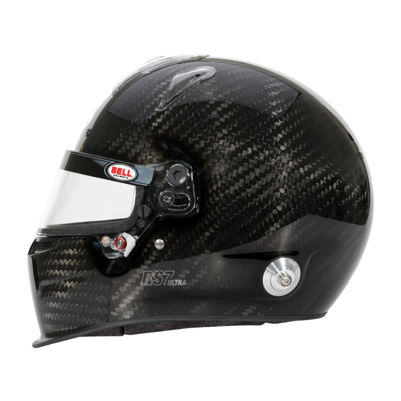 BELL Capacete RS7 Carbon Duckbill com pico Hans FIA8859-2024/SA2020Array