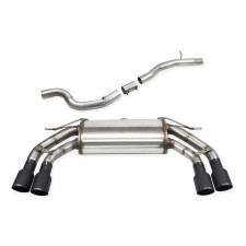Catback +tubo central directo Inoxcar 2x90 Racing Black Ceramic Cupra Ateca 2,0 TSI 4-Drive 2023-2026