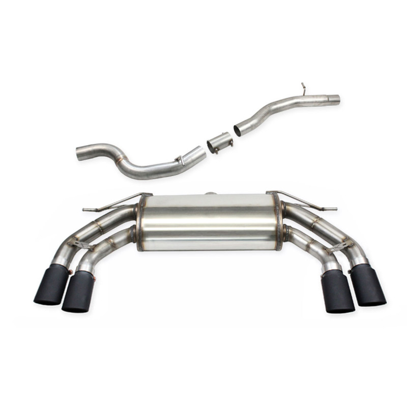 Sistema de escape Cat-Back Inoxcar para Ateca 190 ch - CATBACK.ATECA.01.90X70BMArray