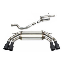 Catback +tubo central con silencioso Inoxcar 2x90 Racing Black Ceramic Cupra Ateca 2,0TSI 4-Drive 2023-2026
