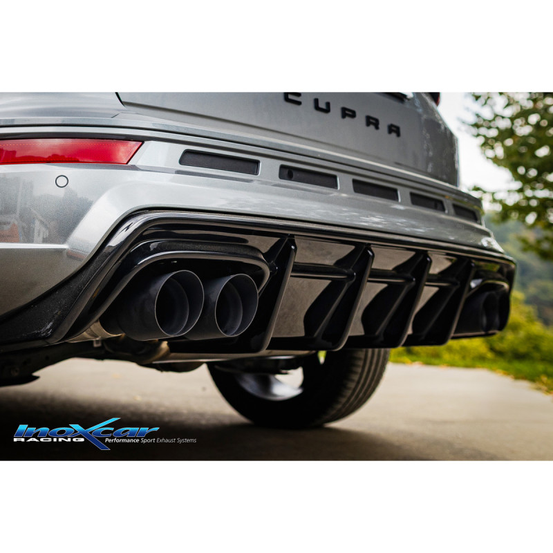 Sistema de escape Cat-Back Inoxcar para Ateca 190 ch - CATBACK.ATECA.02.90CBLACKArray