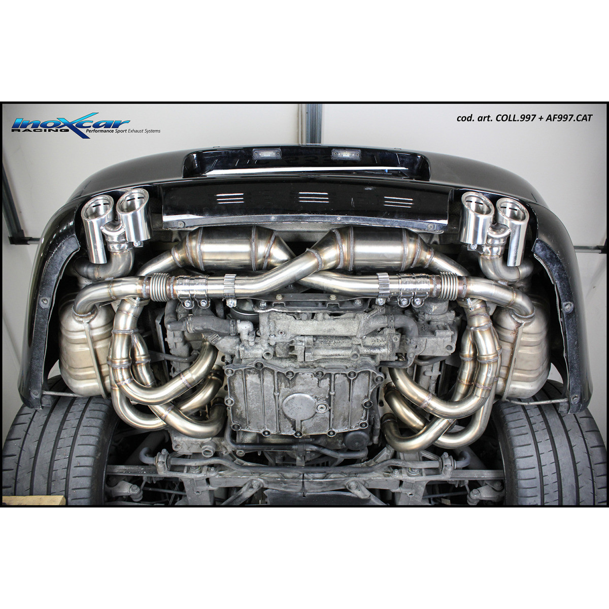 Coletores Inoxcar para Porsche 997 Carrera e 4S - COLL.997Array