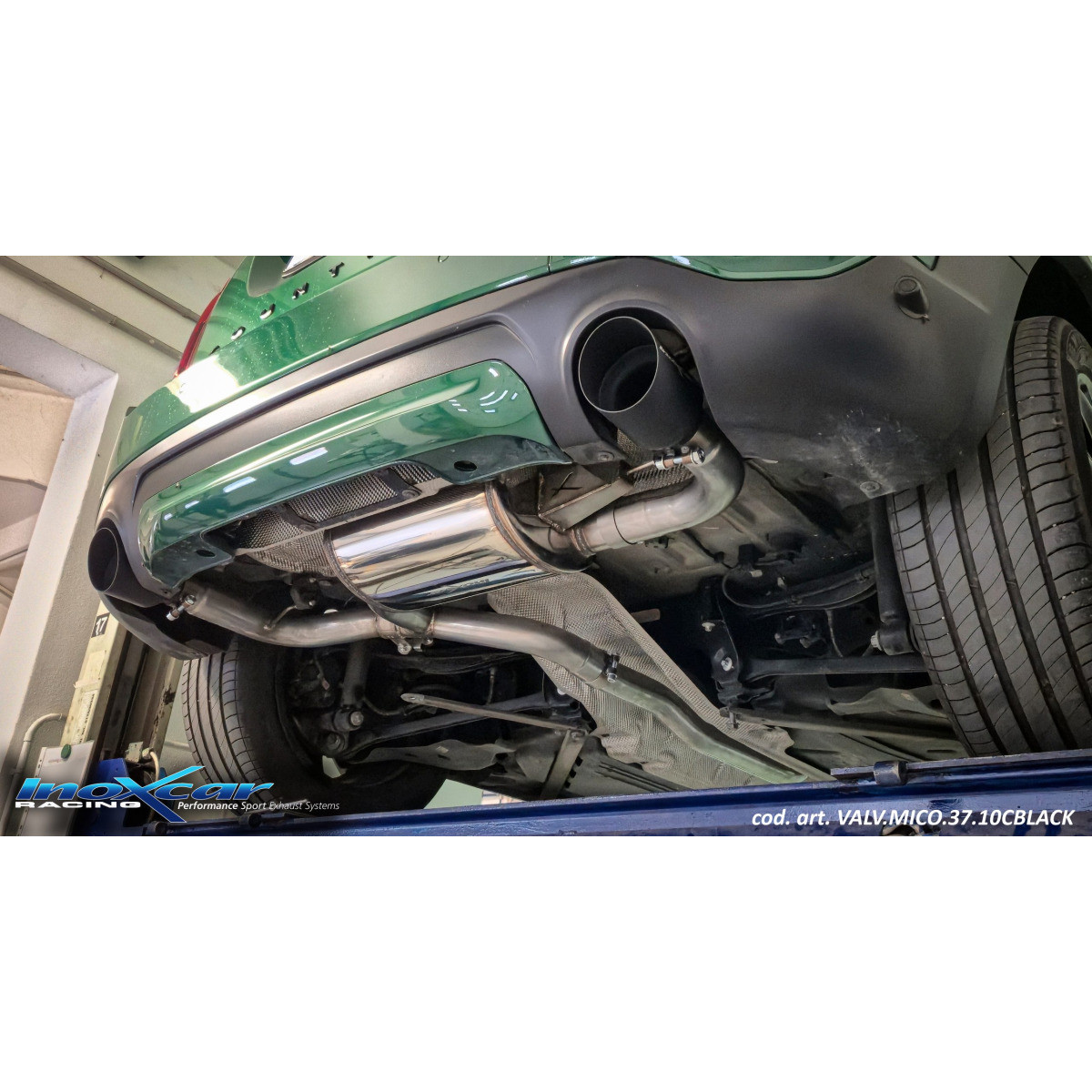 Silenciador com válvula Inoxcar Countryman - VALV.MICO.37.10CBLACKArray