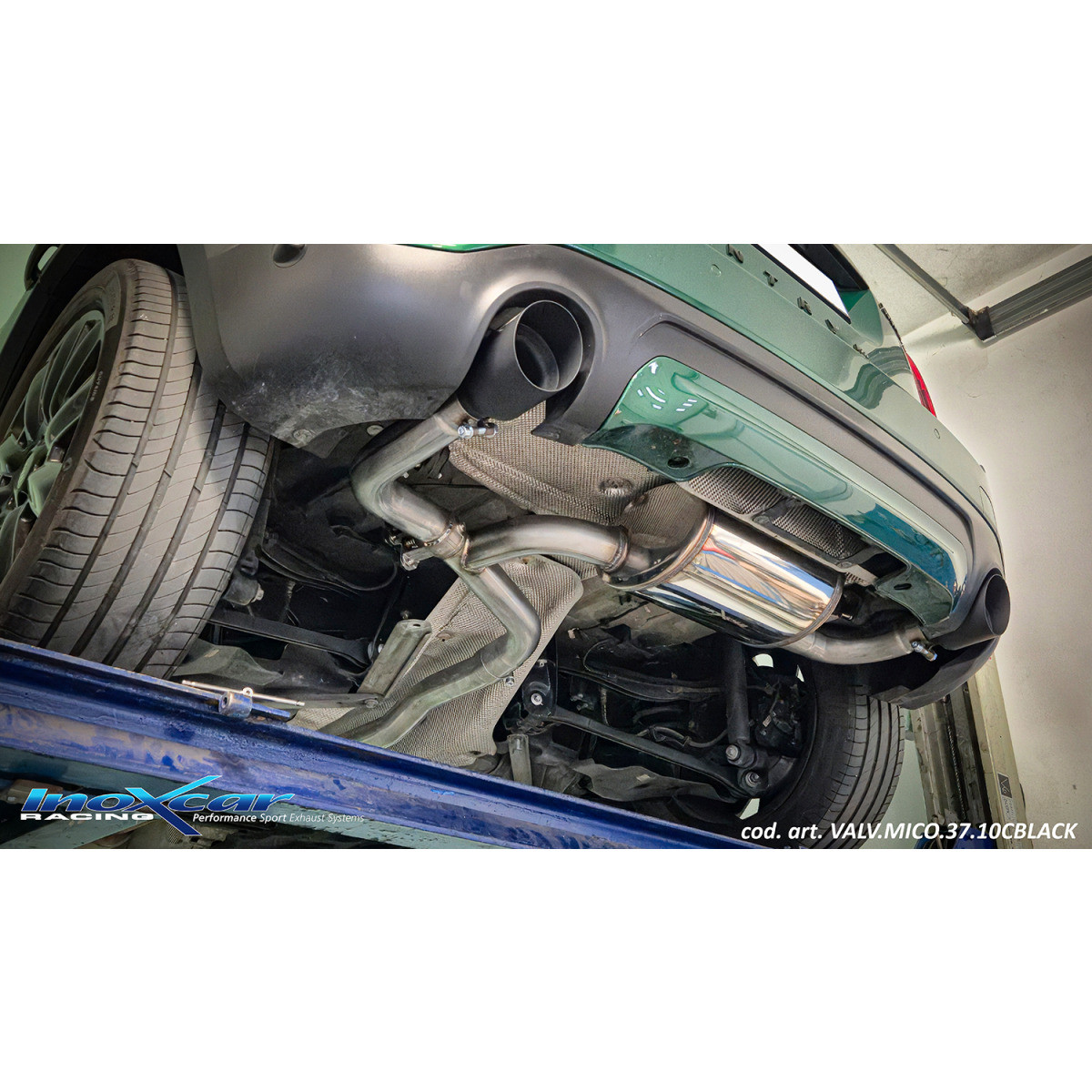 Silenciador com válvula Inoxcar Countryman - VALV.MICO.37.10CBLACKArray