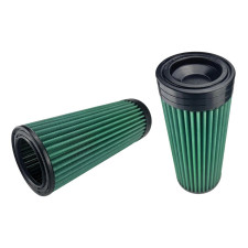 Filtro de ar verde do Nissan Patrol 2.8