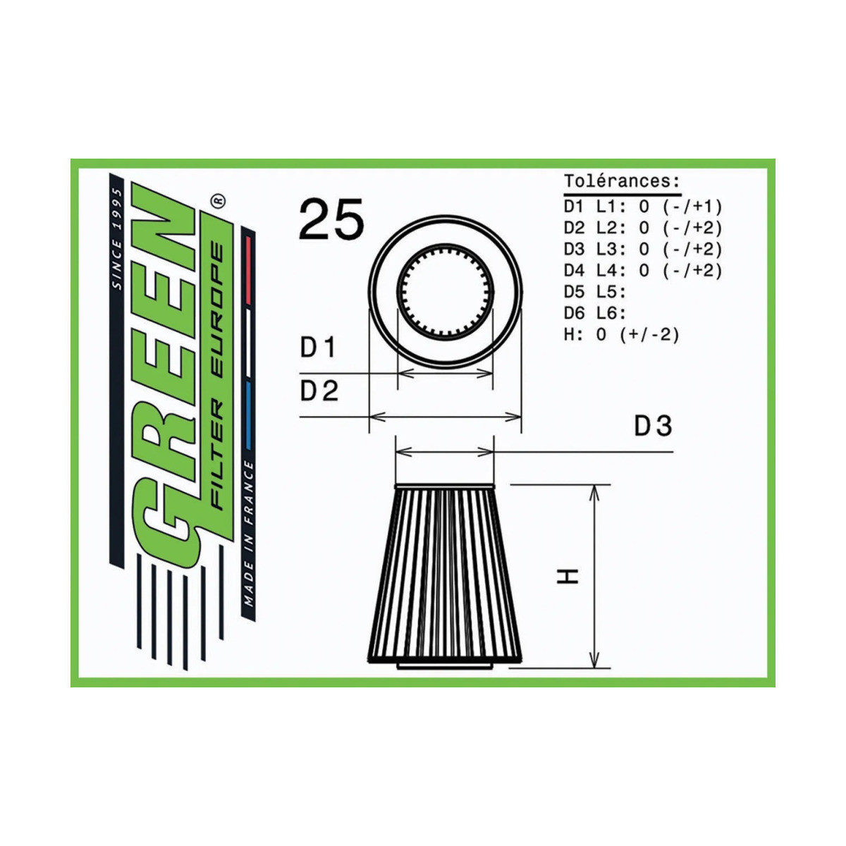 Filtro de Aire Green BMW E84/E87/E90Array