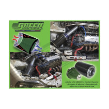 Kit admisión directa CARBONO GREEN FILTER HONDA CIVIC III DOOR 1,5L i LS 16V VTEC-E 96-00