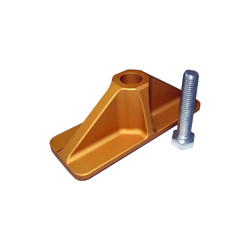 Base anodizada en color dorado para el gato EVO jack/CRKArray