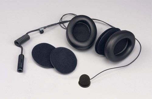 Kit de microfone/altifalante Stilo com protectores auriculares para capacete integral AuricularesArray