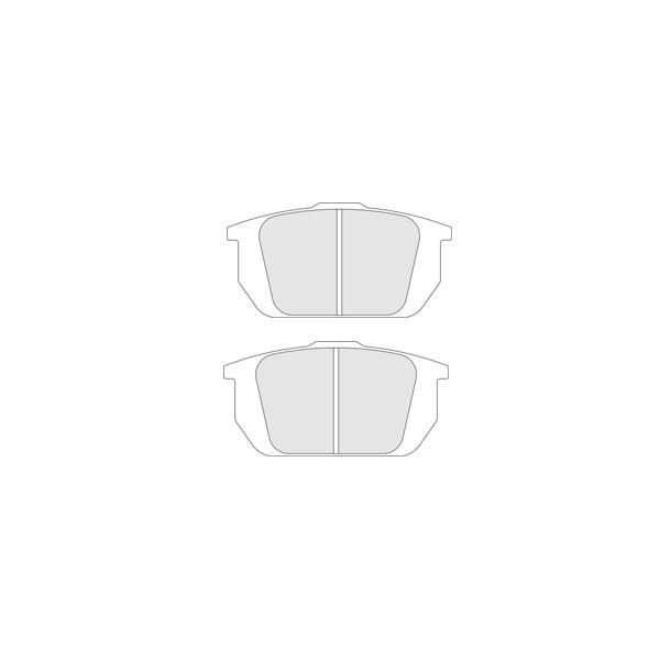 Pastillas de Frenos CL Brakes RC6E Trasera Fiat CoupéArray