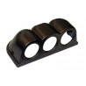 Soporte Bratex 3 Manómetros Negro