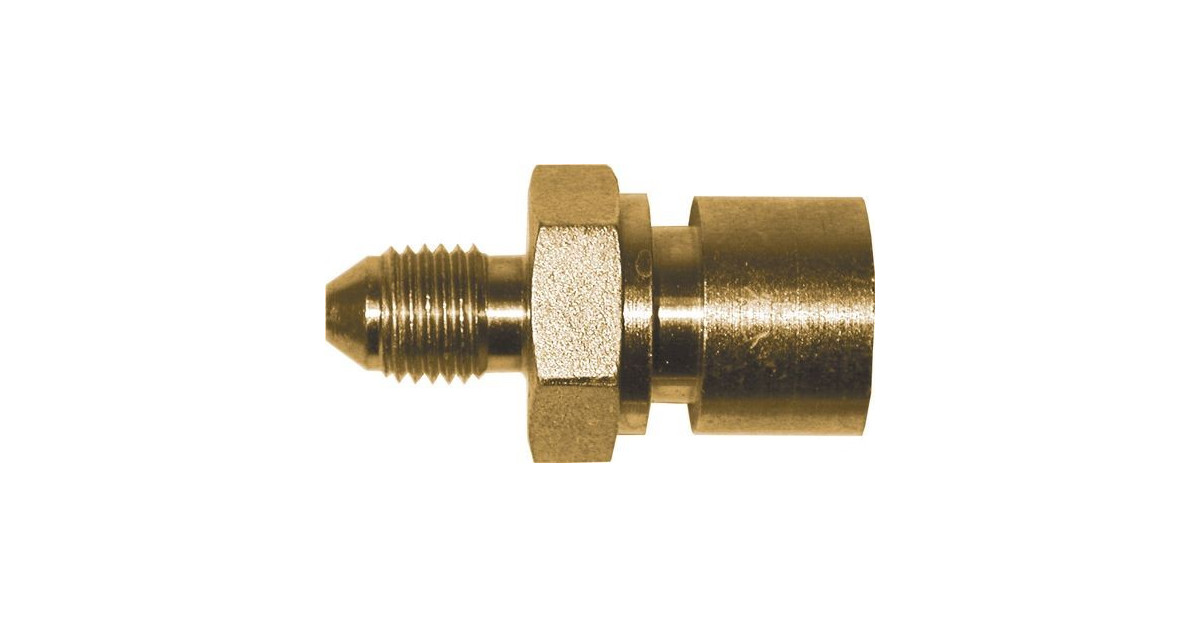 Goodridge Adaptador macho/fêmea do travão 7/16x24 côncavo