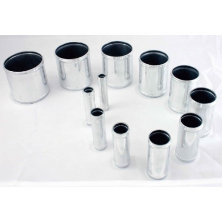 Conexión Alu Forge Diámetro Exterior 16mm Longitud 75mm para Manguito Silicona