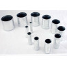 Conexión Alu Forge Diámetro Exterior 16mm Longitud 75mm para Manguito Silicona