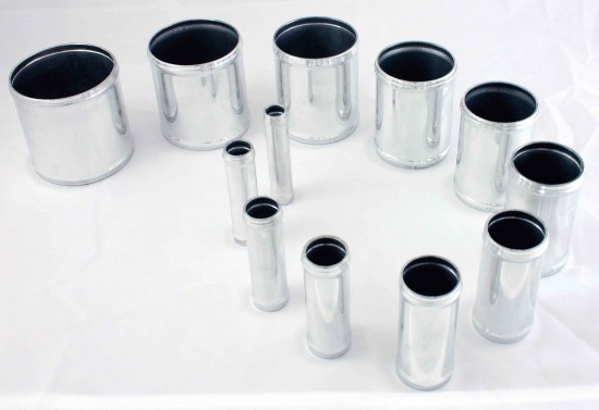 Ligação forjada em Alu Diâmetro exterior 16mm Comprimento 75mm para manga de siliconeArray