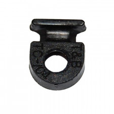 Soporte con fijación par brida modelo medio negro
