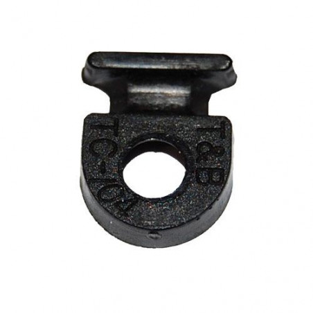 Soporte con fijación par brida modelo medio negro