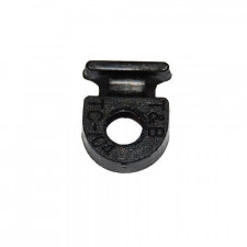 Soporte con fijación por brida pequeño modelo negro