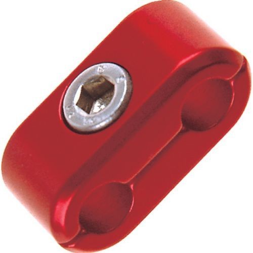 Braçadeira Goodridge de 2 vias anodizada vermelha para o painel de instrumentos da série 600 03Array