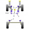 Silent-block Powerflex Trapecio Delantero Seat Después 2002 Trasera (2 Piezas)
