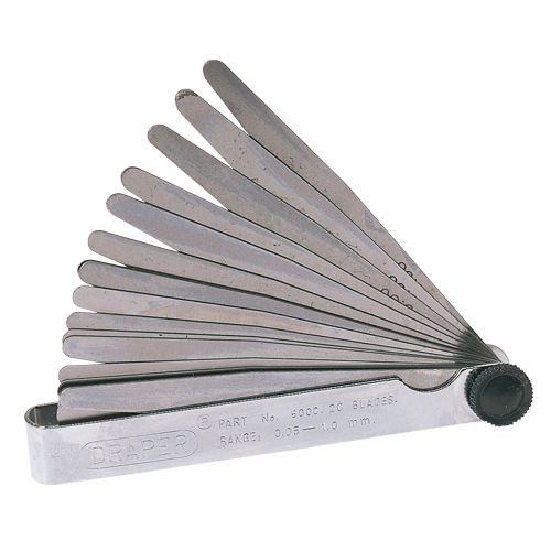 KS Tools Jauge D'Épaisseurs Antimagnétique Laiton 20 Feuilles 0.05-1 Mm - Outil Précision