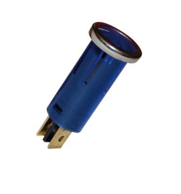 Testemunha iluminada tubular azul 16.75mmArray