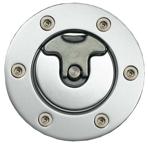 Aero 200 80mm Tampa do tanque de gasolina / Porta armadilha + Flange 6 furos + CanalArray