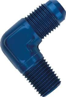 Adaptador Goodridge 90° 3/8x24 JIC - 1/8x27 NPT ConvexoArray