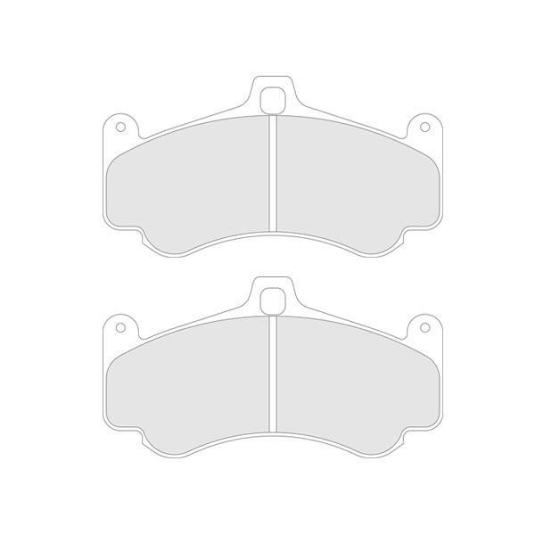 Pastillas de Frenos CL Brakes RC6 Delante Porsche GT3Array