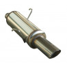 Terminal / silenciador Inoxcar Peugeot 106 1.4 XSi antes de 1996 saída 1x90mm Rally