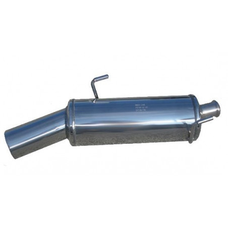 Peugeot 206 1.1 Antes de 2000 Inoxcar Inox Escape / Silenciador 1x102mm Saída 1x102mm